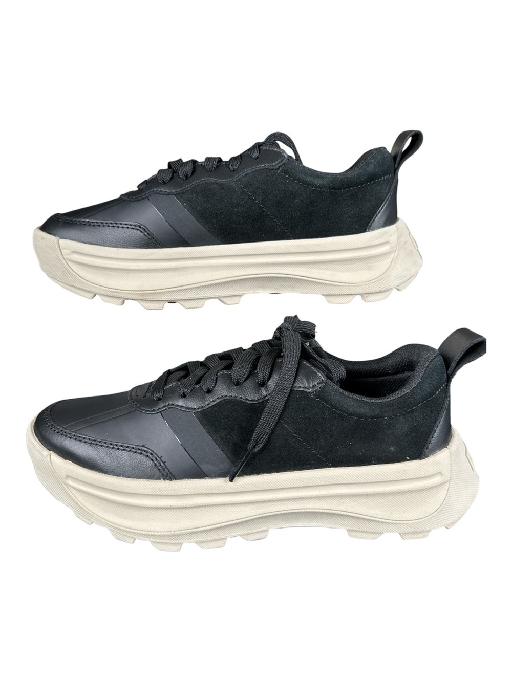SOREL ONA 503 Everyday Low Sneakers in Black/Chalk - Picture 3 of 7